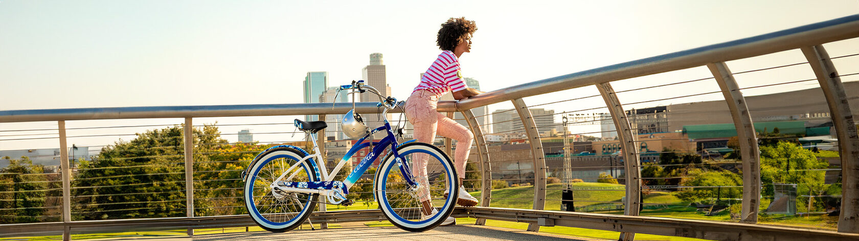 Электровелосипед Electra Cruiser GO! Step Thru Shibori