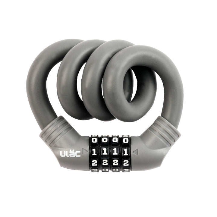 Велосипедный замок Ulac 1970 Memory Cable Lock Combo Grey