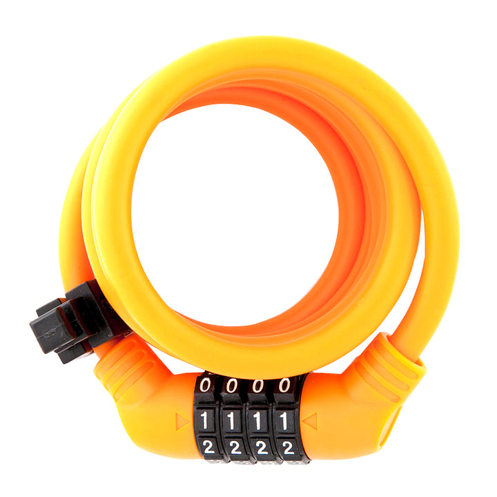 Велосипедный замок Ulac Zen Master Cable Lock Combo Orange