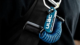 Велосипедный замок Ulac Piccadilly Carabiner Cable Combo Lock Black