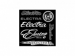 Набор наклеек Electra Sticker Set Logo Black