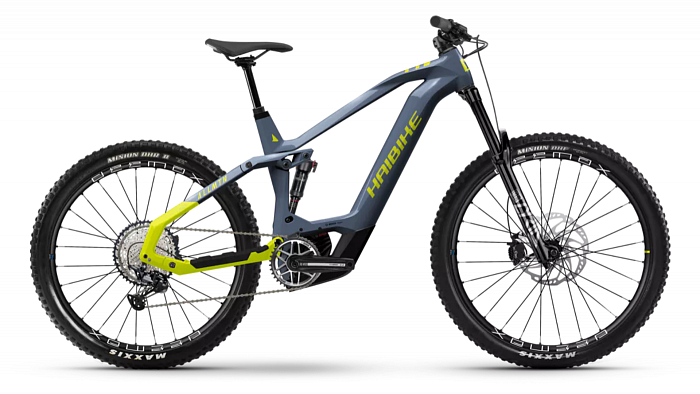 Электровелосипед Haibike AllMtn CF 11 i750Wh 12 s. XT 23 HB GL slate/yellow S
