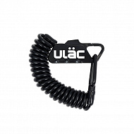Велосипедный замок Ulac Piccadilly Carabiner Cable Combo Lock Black