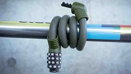 Велосипедный замок Ulac 1970 Memory Cable Lock Combo Grey