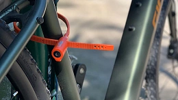 Велосипедный замок Ulac Air Just Z-tie Lock Grey