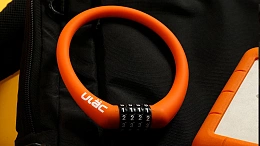 Велосипедный замок Ulac Prague Go Si Cable Lock Combo Orange