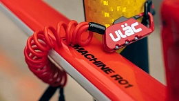 Велосипедный замок Ulac Piccadilly Carabiner Cable Combo Lock Black