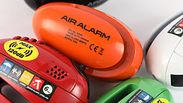 Велосипедный замок Ulac Air Alarm Disc Lock Red