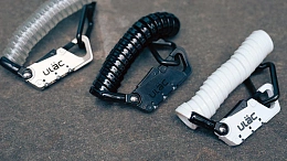Велосипедный замок Ulac Valkyrie Carabiner Cable Lock White