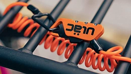 Велосипедный замок Ulac Piccadilly Carabiner Cable Combo Lock Black