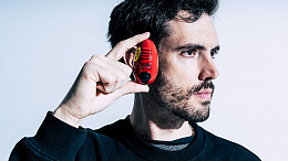 Велосипедный замок Ulac Air Alarm Disc Lock Red